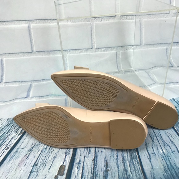 Cole Haan Tan Leather Bow Ballet Flats 7.5 - Picture 7 of 8